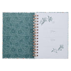 Sufficient Grace 2 Corinthians 12:9 - Teal Floral Journal
