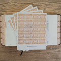 Gold Foil Bible Tabs - Carnation