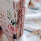 Pastel Floral Bible Tabs – Gold Foil Scripture Index Tabs