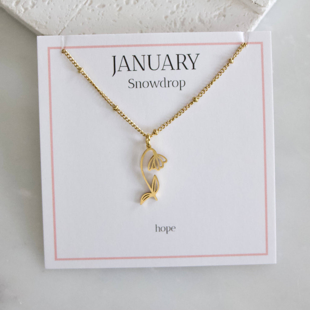 Birth Flower Necklace