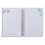 Sufficient Grace 2 Corinthians 12:9 - Teal Floral Journal