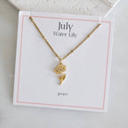 Birth Flower Necklace