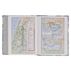“Set Your Affection on Things Above” Blue Floral KJV Note-Taking Bible – Colossians 3:2