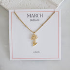 Birth Flower Necklace