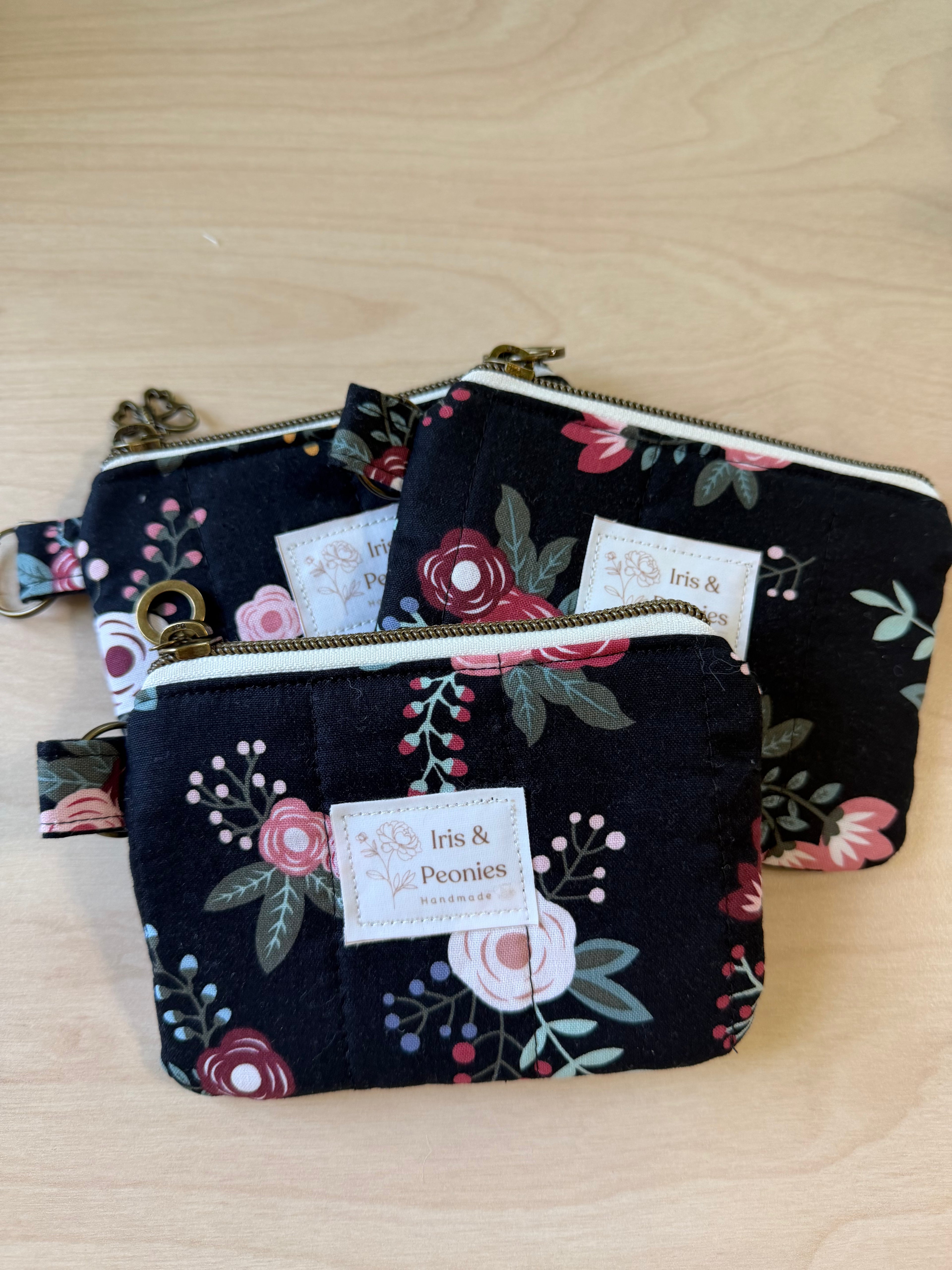 Keychain Wallet - Garden Noir