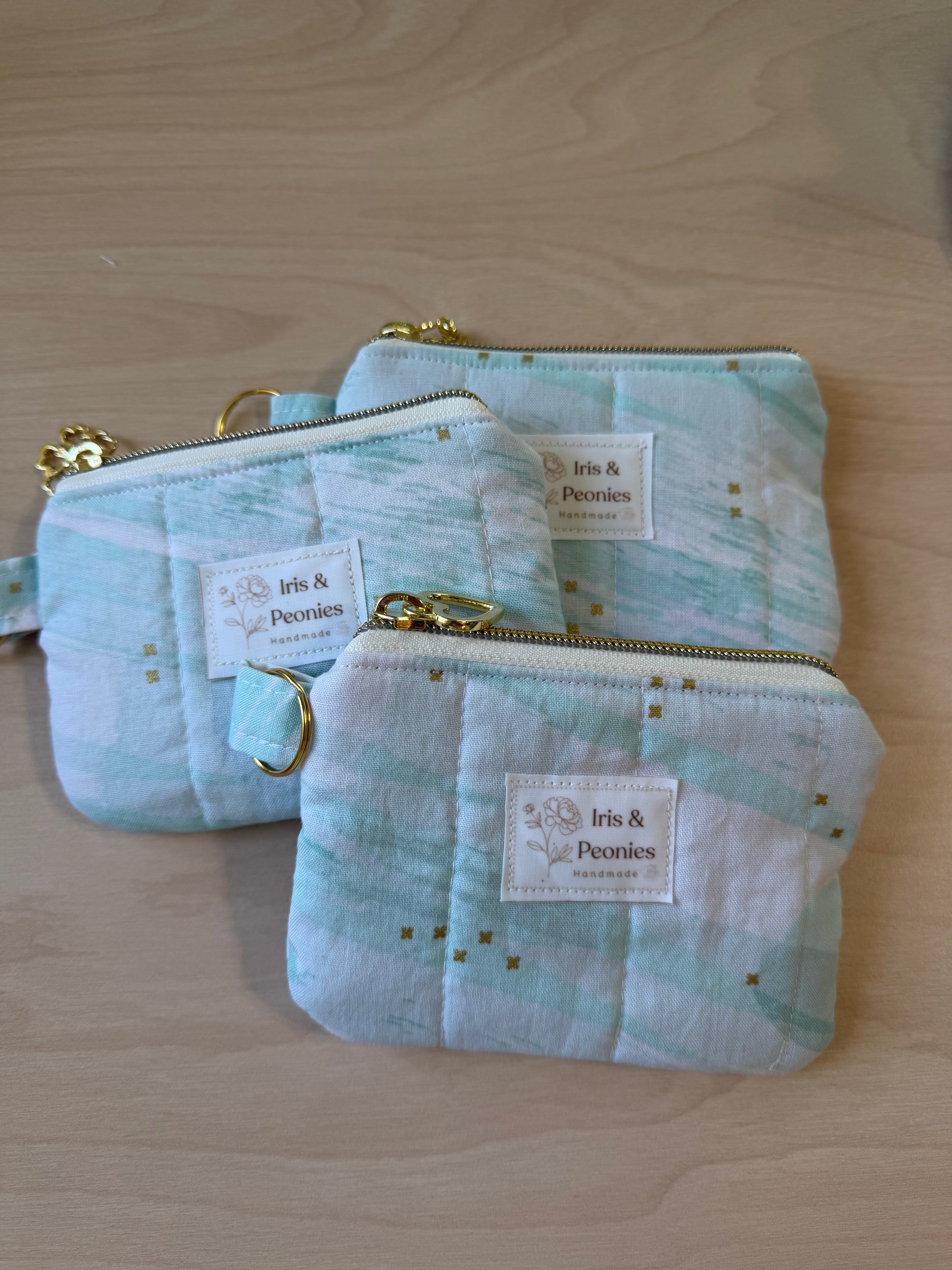 Keychain Wallet - Blue Stars