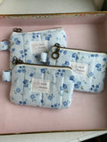 Keychain Wallet - Blue Forget-Me-Not