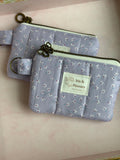 Keychain Wallet - Lilac Daisy Sprigs