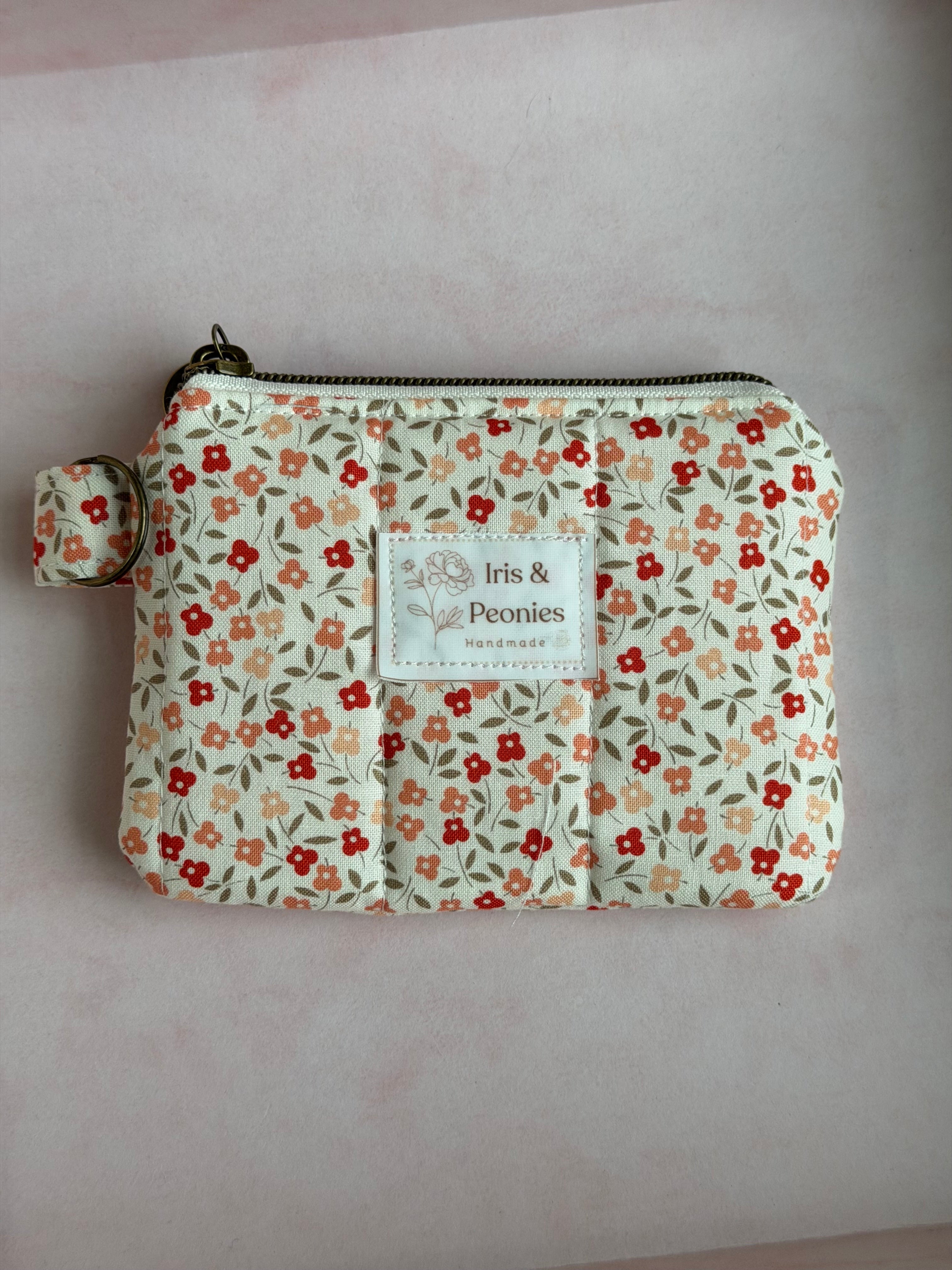 Keychain Wallet - Poppy Fields