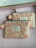 Keychain Wallet - Vintage Porcelain Rose