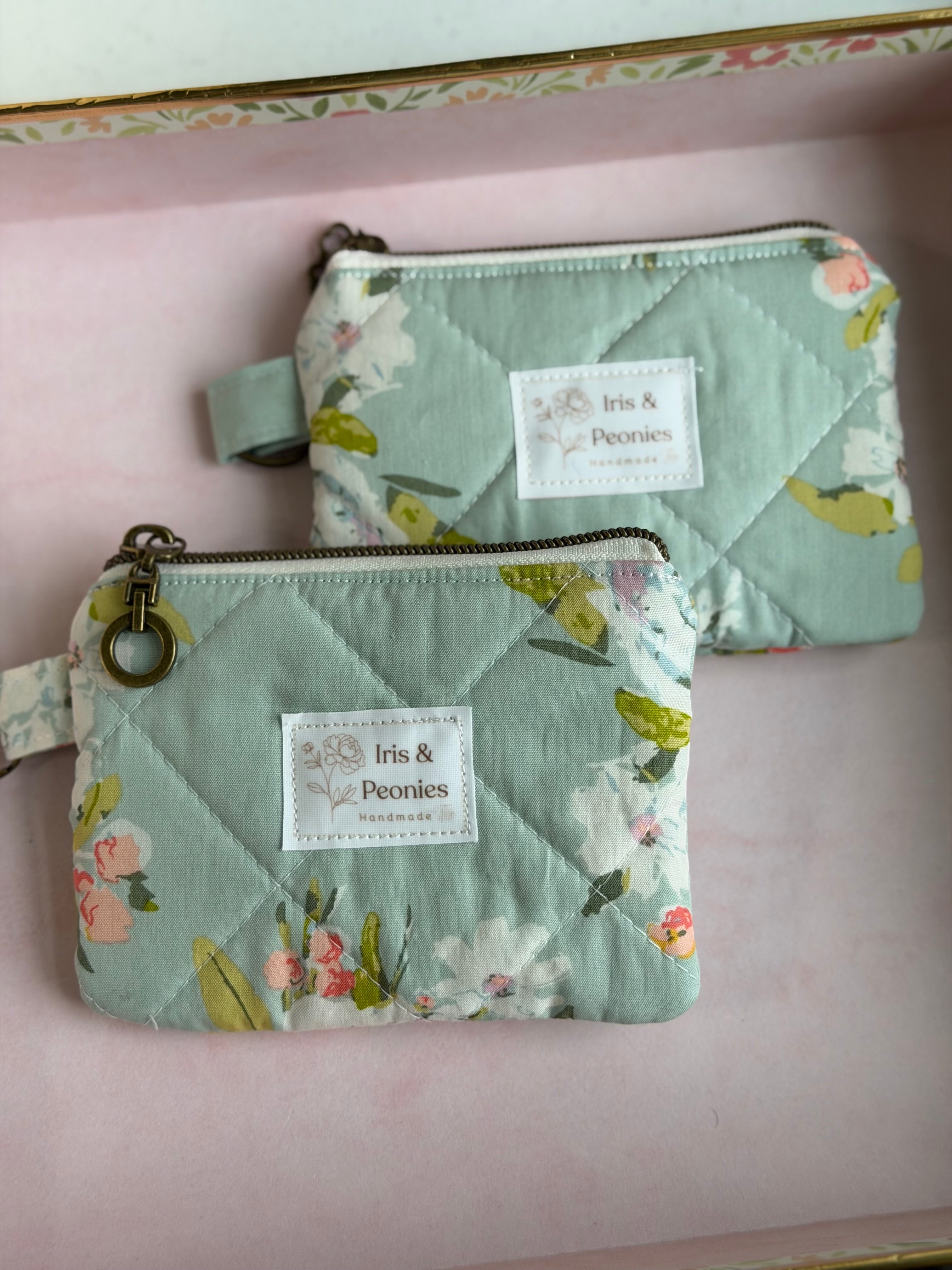 Keychain Wallet - English Rose