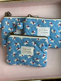 Keychain Wallet - Blue Ribbon Pup