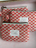 Keychain Wallet - Red Rose Clovers