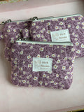 Keychain Wallet - Plum Fern Meadow