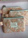 Keychain Wallet - Peachy Hibiscus