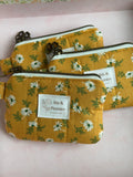 Keychain Wallet - Yellow Pasture Posies