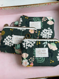 Keychain Wallet - Deep Meadow Blooms