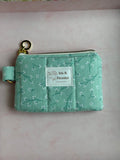 Keychain Wallet - Sage Daisy Sprigs