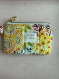 Keychain Wallet - Watercolor Painted Meadow