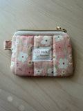 Keychain Wallet - Peach Blossom Garden