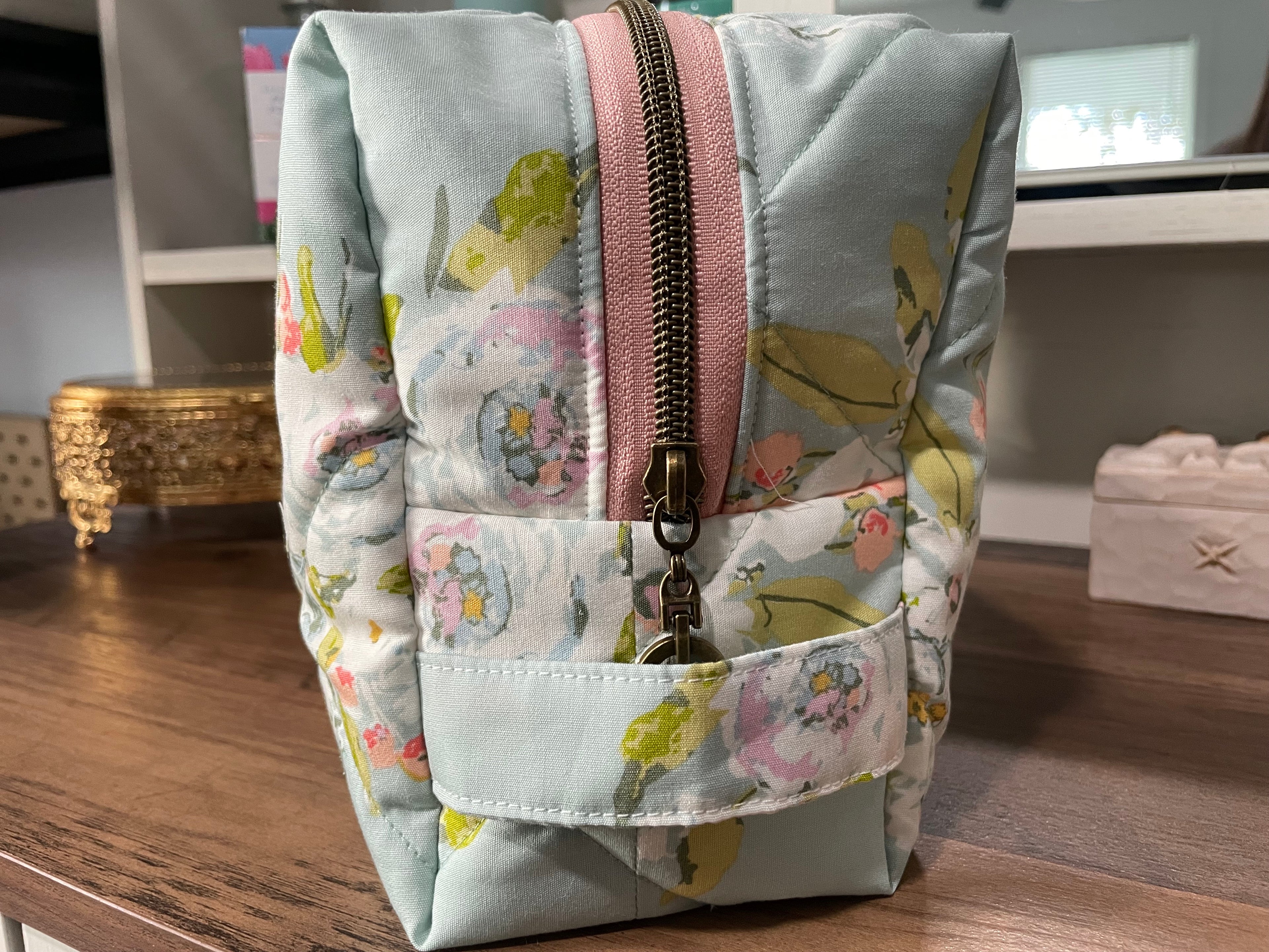 Quilted Carry-All Bag - English Rose