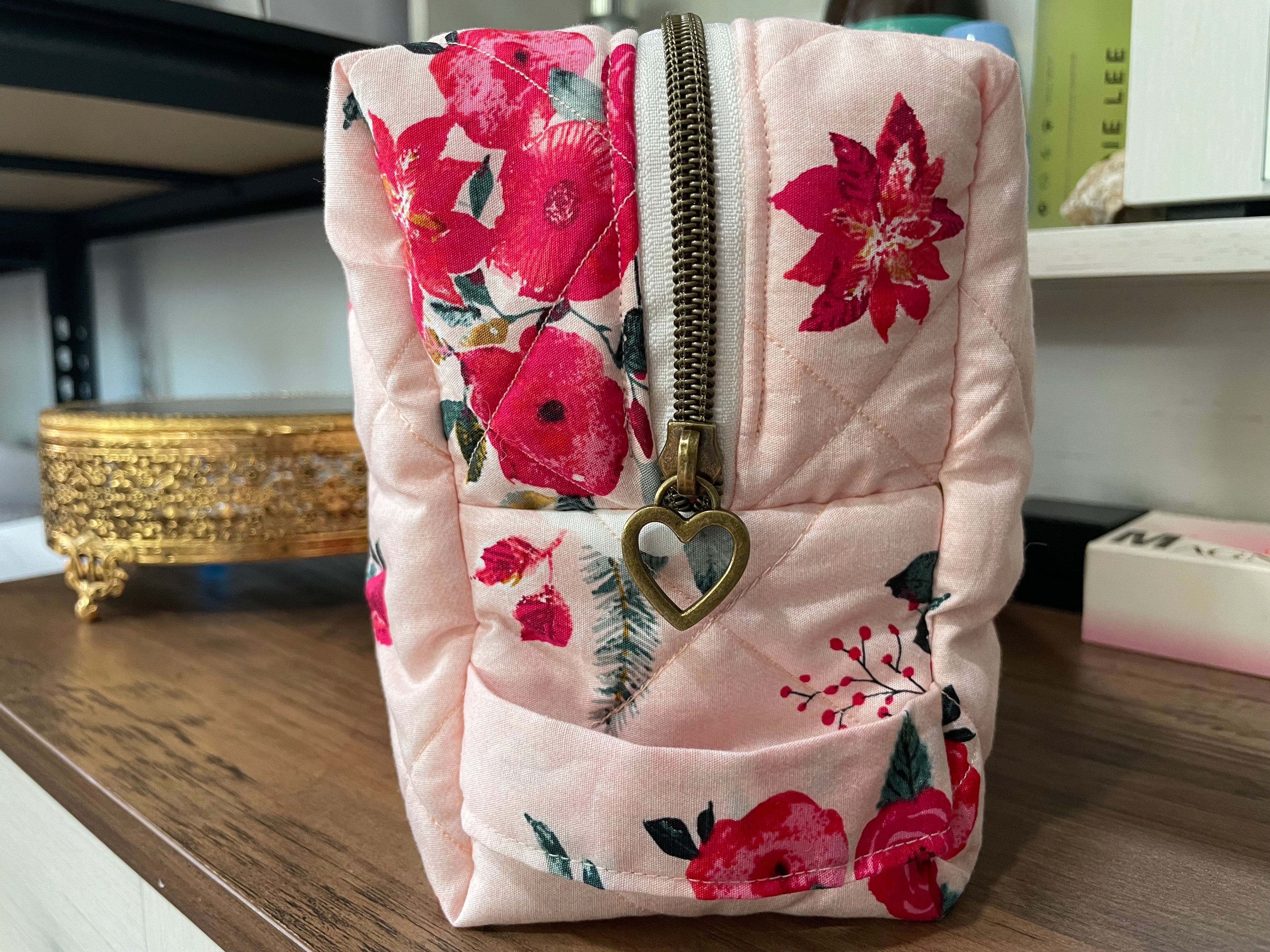 Quilted Carry-All Bag - Winter Blush