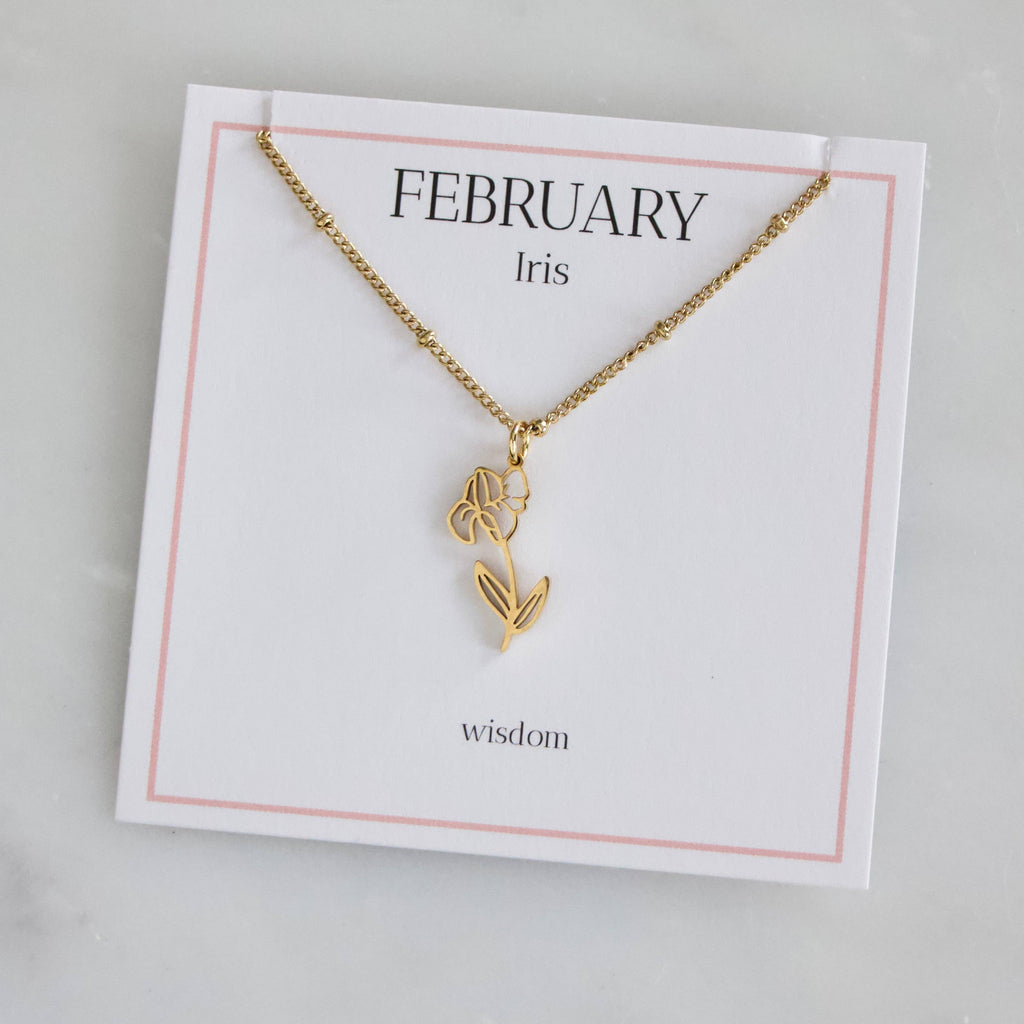 Birth Flower Necklace