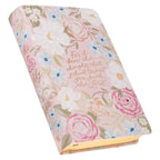 “For I Know the Plans” Pink Floral KJV Giant Print Bible – Jeremiah 29:11