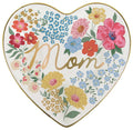 Mother's Day Ceramic Trinket Tray | Mom Floral Heart