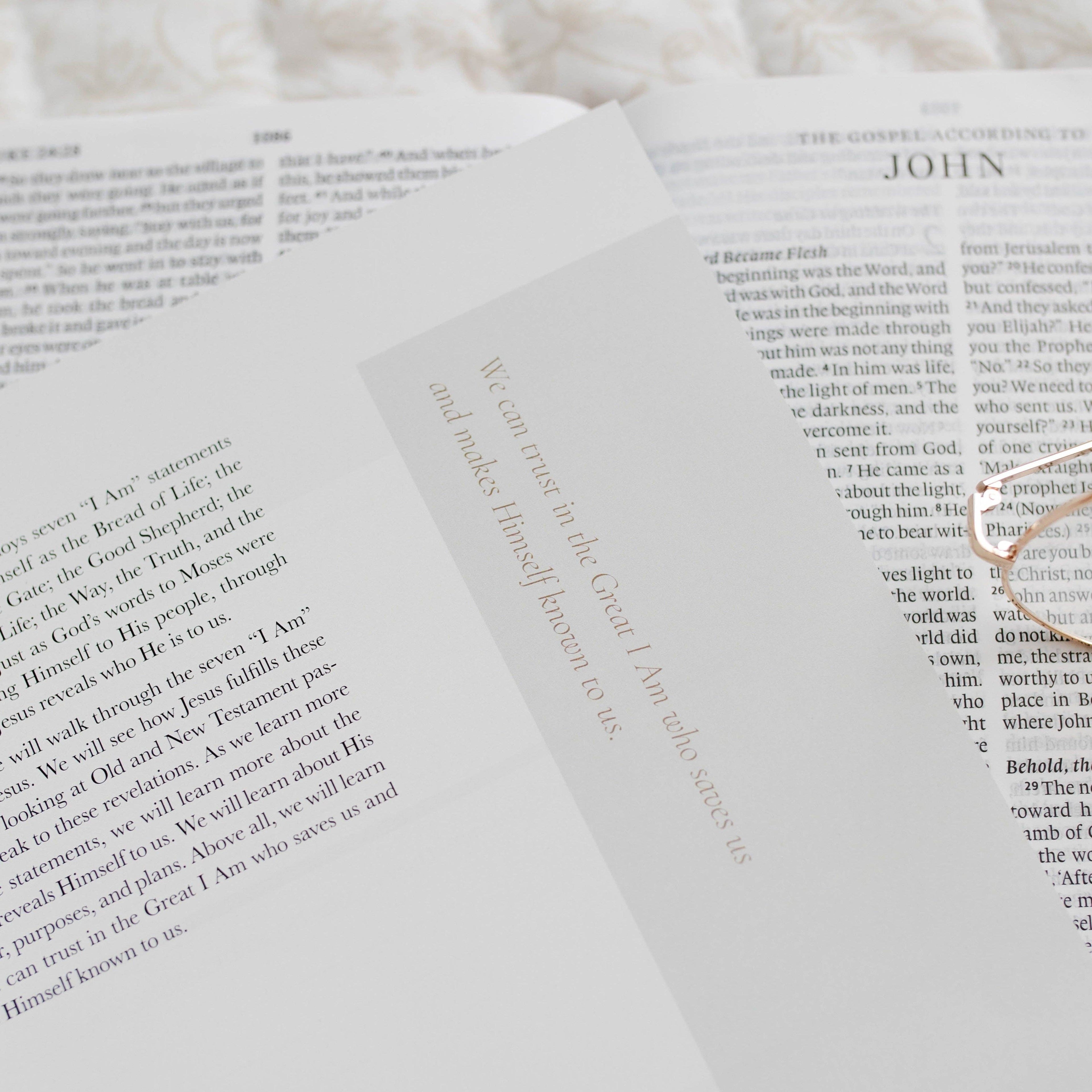 I Am: The Seven “I Am” Statements of Jesus — 4-Week Bible Study